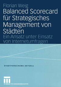 Vorderes Coverbild Balanced Scorecard für Strategisches Management von Städten