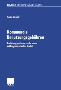 Vorderes Coverbild Kommunale Benutzungsgebühren