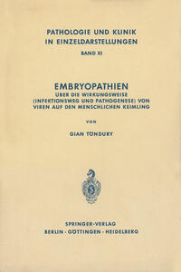 Vorderes Coverbild Embryopathien