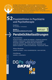 Vorderes Coverbild S2-Leitlinien für Persönlichkeitsstörungen