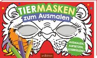 Vorderes Coverbild Tiermasken zum Ausmalen
