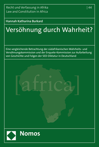 Vorderes Coverbild Versöhnung durch Wahrheit?