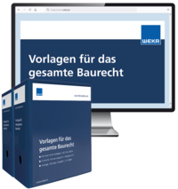 Vorderes Coverbild Vorlagen für das gesamte Baurecht