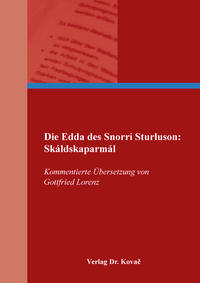 Vorderes Coverbild Die Edda des Snorri Sturluson: Skáldskaparmál