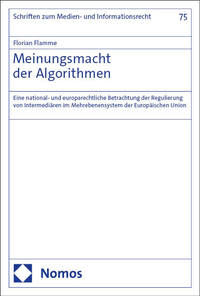 Vorderes Coverbild Meinungsmacht der Algorithmen