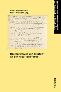 Vorderes Coverbild Das Hafenbuch von Treptow an der Rega 1536-1569