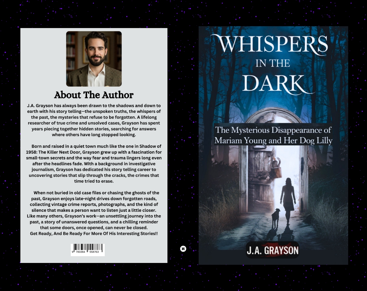 Gesamtes Coverbild Whispers In The Dark: The Mysterious Disappearance Of Mariam Young And Her Dog Lilly