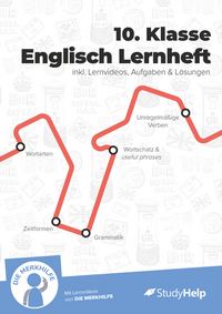 Vorderes Coverbild 10. Klasse Englisch Lernheft