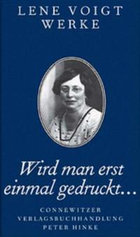 Vorderes Coverbild Wird man erst einmal gedruckt