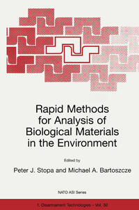 Vorderes Coverbild Rapid Methods for Analysis of Biological Materials in the Environment