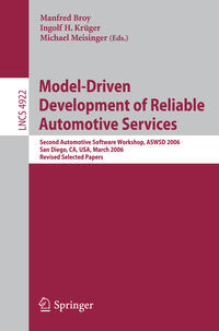 Vorderes Coverbild Model-Driven Development of Reliable Automotive Services