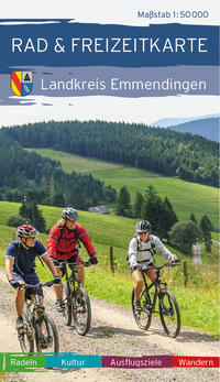 Vorderes Coverbild Rad & Freizeitkarte Landkreis Emmendingen