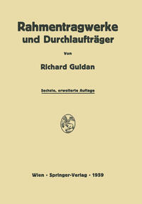 Vorderes Coverbild Rahmentragwerke und Durchlaufträger