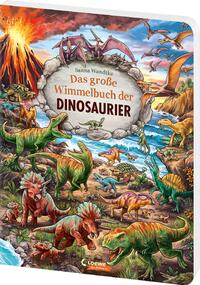 Vorderes Coverbild Das große Wimmelbuch der Dinosaurier