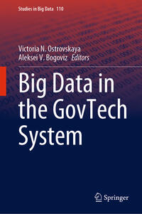 Vorderes Coverbild Big Data in the GovTech System