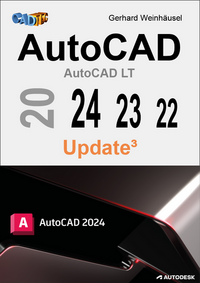 Vorderes Coverbild AutoCAD 2024, 2023, 2022 Update