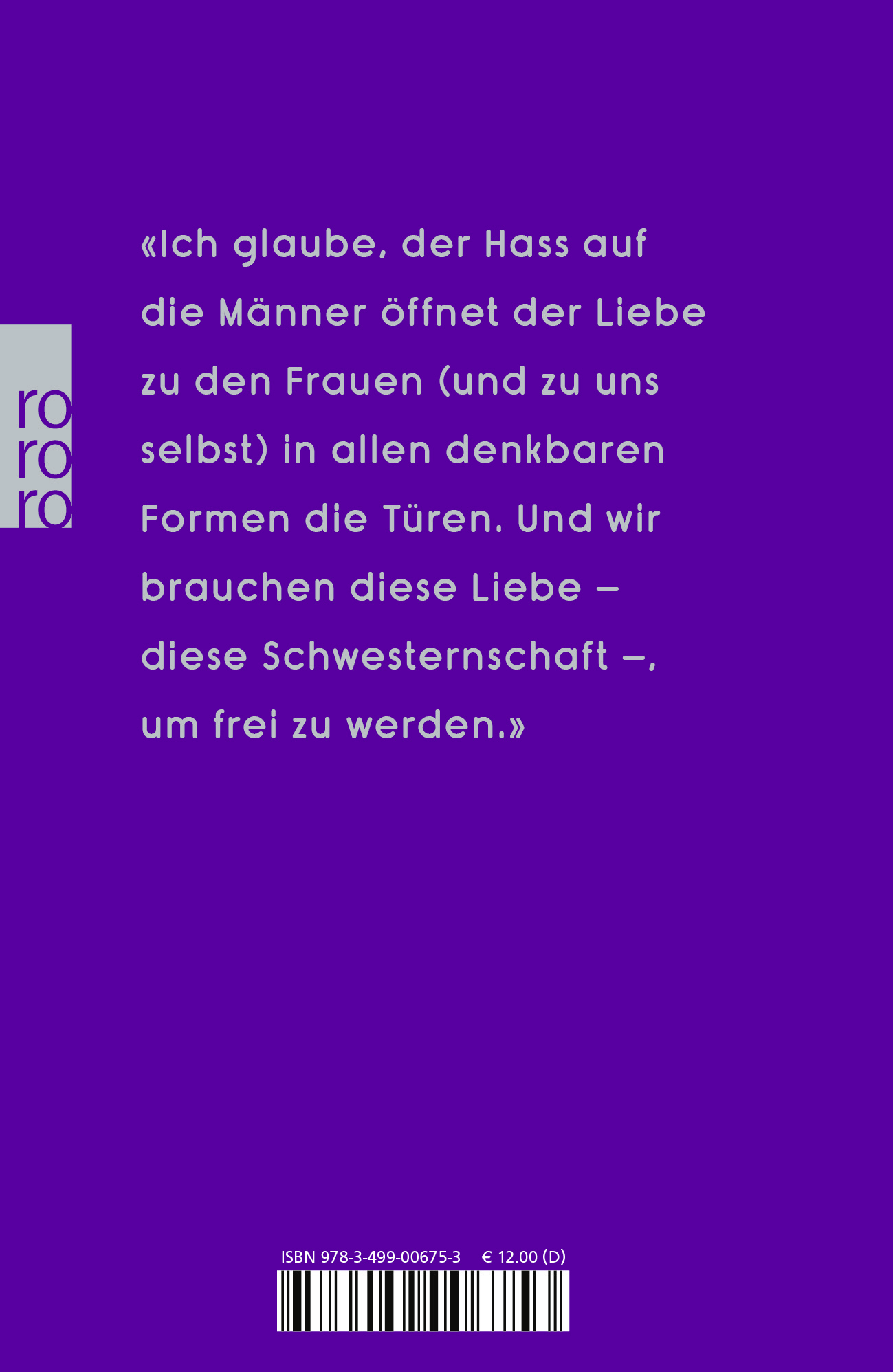 Rückseitencover Ich hasse Männer
