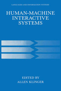 Vorderes Coverbild Human-Machine Interactive Systems