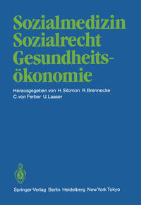 Vorderes Coverbild Sozialmedizin Sozialrecht Gesundheitsökonomie