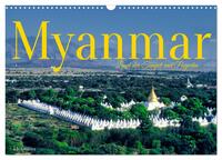 Vorderes Coverbild Myanmar Land der Tempel und Pagoden (Wandkalender 2026 DIN A3 quer), CALVENDO Monatskalender