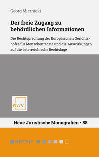 Vorderes Coverbild Der freie Zugang zu behördlichen Informationen