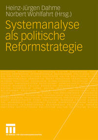 Vorderes Coverbild Systemanalyse als politische Reformstrategie