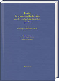 Vorderes Coverbild Katalog der griechischen Handschriften der Bayerischen Staatsbibliothek München