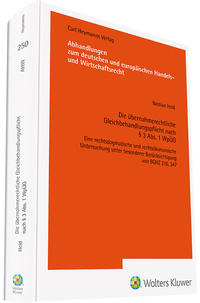 Vorderes Coverbild Die übernahmerechtliche Gleichbehandlungspflicht nach § 3 Abs. 1 WpÜG