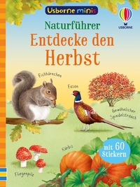 Vorderes Coverbild Usborne Minis – Naturführer: Entdecke den Herbst
