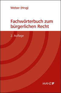 Vorderes Coverbild Fachwörterbuch zum bürgerlichen Recht