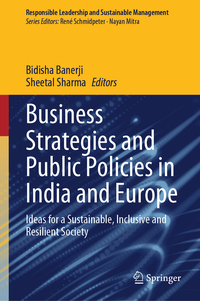 Vorderes Coverbild Business Strategies and Public Policies in India and Europe