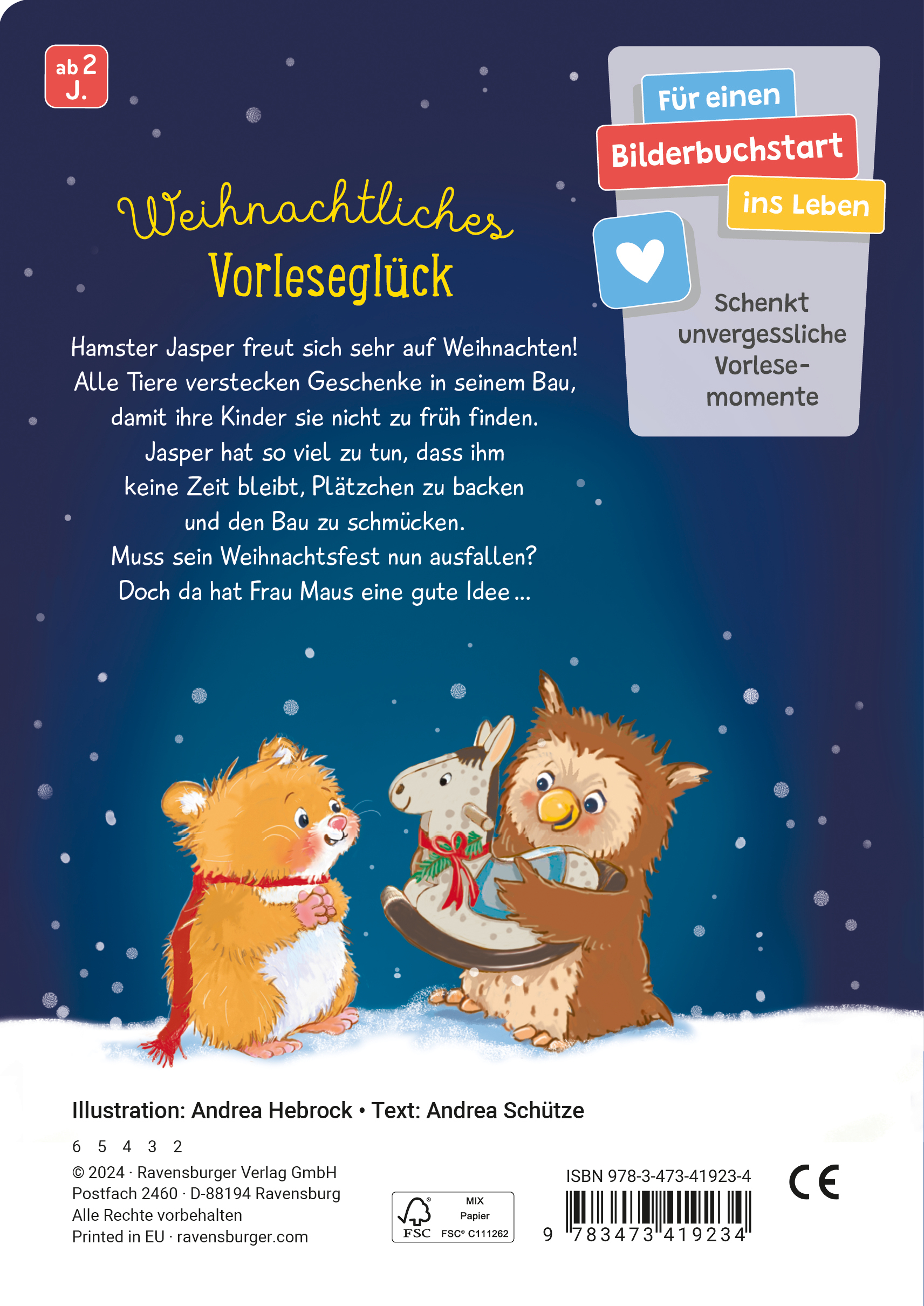 Rückseitencover Ein Hamster im Weihnachtsglück