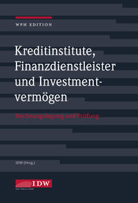 Vorderes Coverbild Kreditinstitute, Finanzdienstleister und Investmentvermögen mit Online-Ausgabe