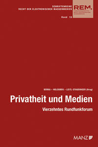 Vorderes Coverbild Privatheit und Medien