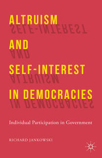 Vorderes Coverbild Altruism and Self-Interest in Democracies