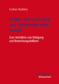 Vorderes Coverbild Drohen mit einem Übel und Versprechen eines Vorteils