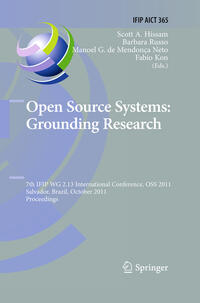 Vorderes Coverbild Open Source Systems: Grounding Research