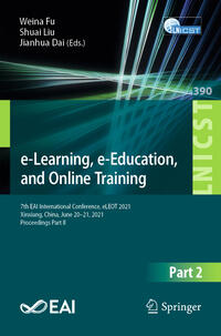 Vorderes Coverbild e-Learning, e-Education, and Online Training
