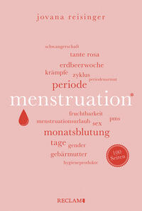 Vorderes Coverbild Menstruation. 100 Seiten