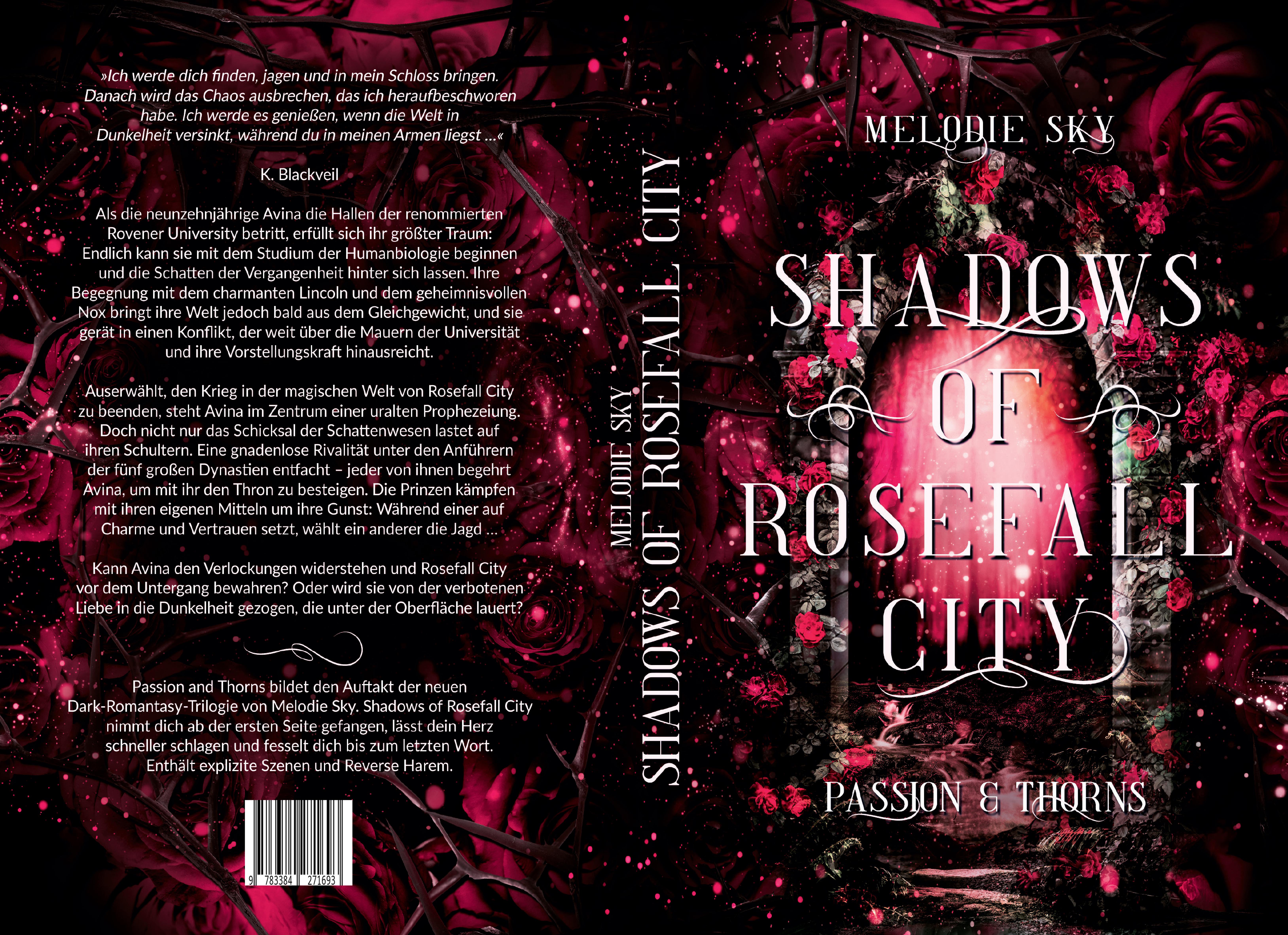 Gesamtes Coverbild Shadows of Rosefall City