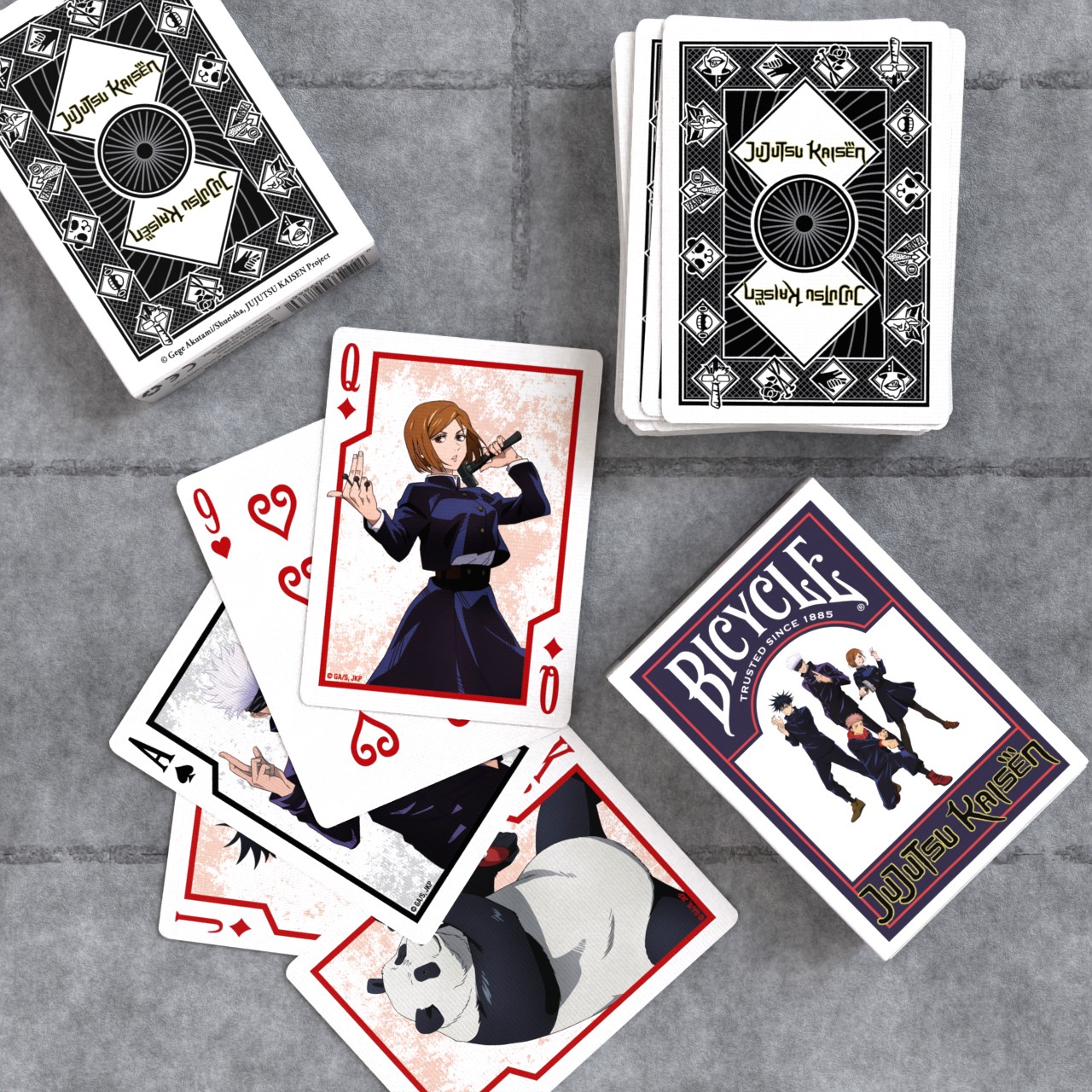 Beispielinhalt (Bild) Bicycle Jujutsu Kaizen (Designer Spielkarten, Poker, Skat...)