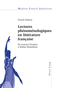 Vorderes Coverbild Lectures phénoménologiques en littérature française