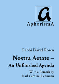 Vorderes Coverbild Nostra Aetate - An Unfinished Agenda