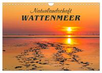 Vorderes Coverbild Naturlandschaft WATTENMEER (Wandkalender 2026 DIN A4 quer), CALVENDO Monatskalender