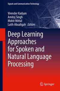 Vorderes Coverbild Deep Learning Approaches for Spoken and Natural Language Processing
