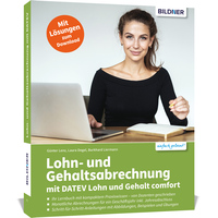 Vorderes Coverbild Lohn- und Gehaltsabrechnung mit DATEV Lohn und Gehalt comfort