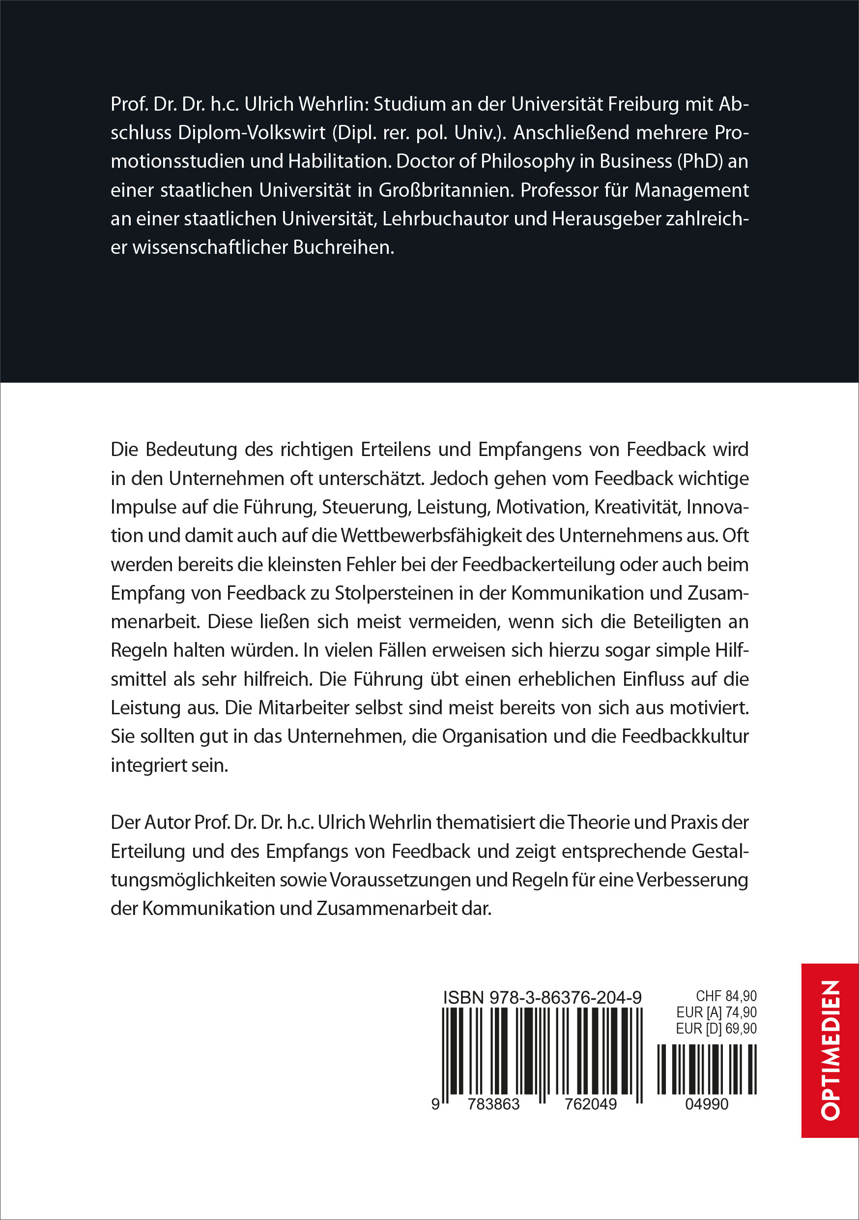 Rückseitencover Feedback