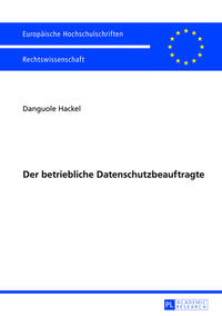 Vorderes Coverbild Der betriebliche Datenschutzbeauftragte
