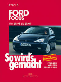 Vorderes Coverbild Ford Focus 10/98 bis 10/04