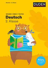 Vorderes Coverbild Wissen – Üben – Testen: Deutsch 2. Klasse